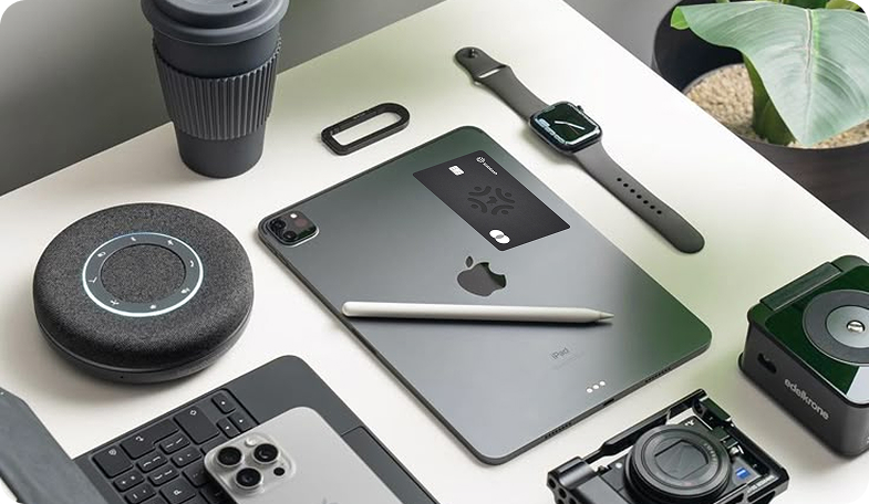Tech enthusiast exploring new technology